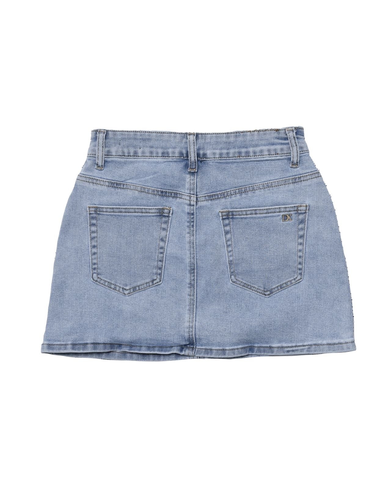 LIGHT BLUE GLITER SKIRT