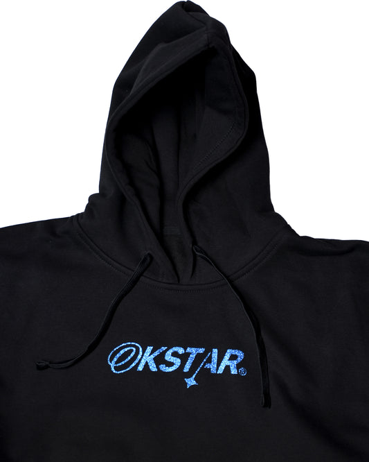 BLUE GLITTER HOODIE OKSTAR✨