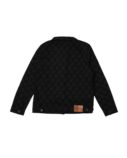 MONOGRAM JACKET TOTAL BLACK♣️